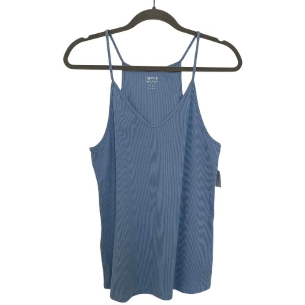 Blue GAP Women's Ribbed Forever Favorite Racerback Cami